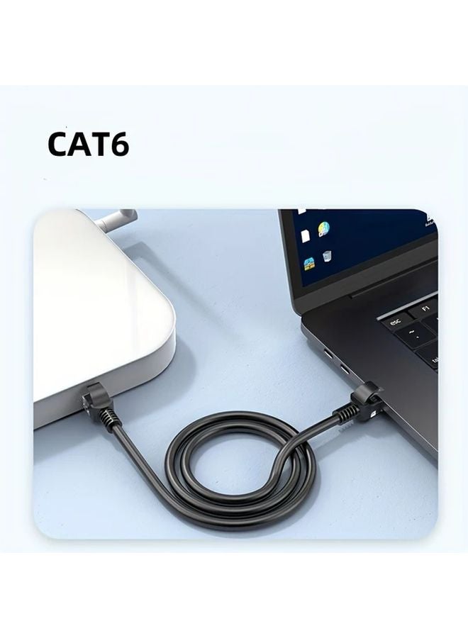 كابل إيثرنت Cat6 بطول 50 متر (164 قدم) مع موصل RJ45 لجهاز التوجيه والمودم ووحدة التحكم بالألعاب وصندوق التلفزيون - Image 1